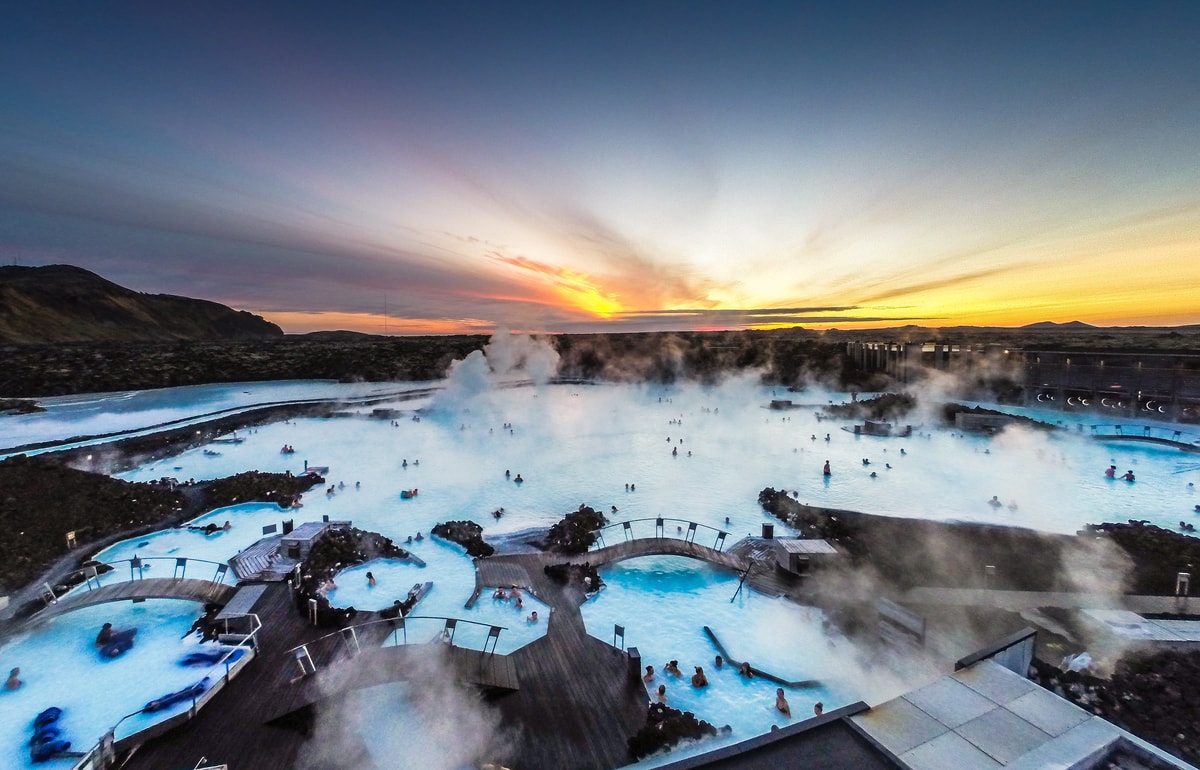 Blue Lagoon geothermal spa in Iceland